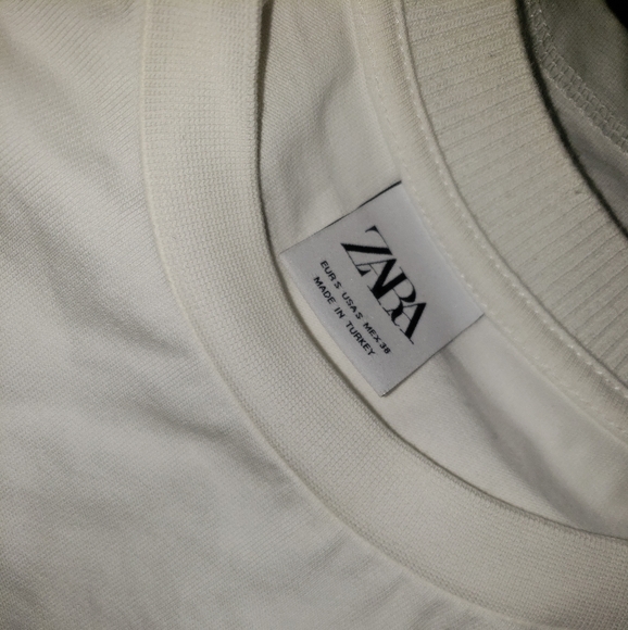 Zara White Tee "That Is For Real" - Picture 5 of 5